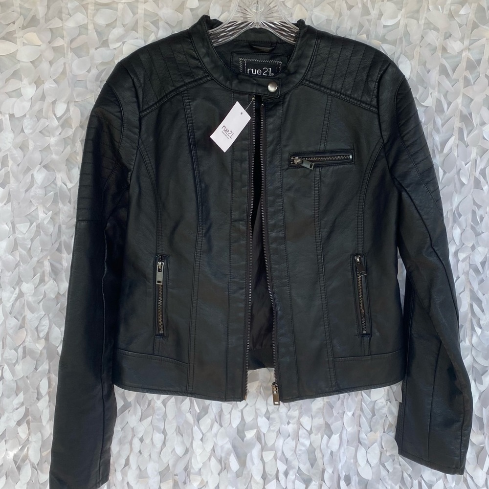 NWT Faux Leather Rue21 Jacket